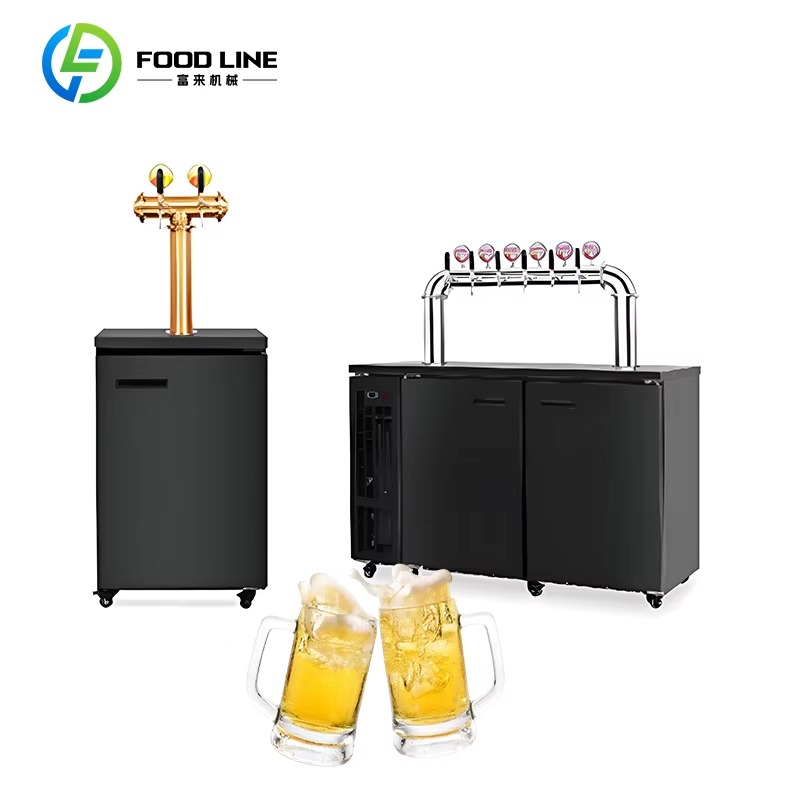 カスタマイズされたドラフトビールマシン自動販売機空冷ビールマシンビール樽ディスペンサークーラーホームバーレストランパブ用