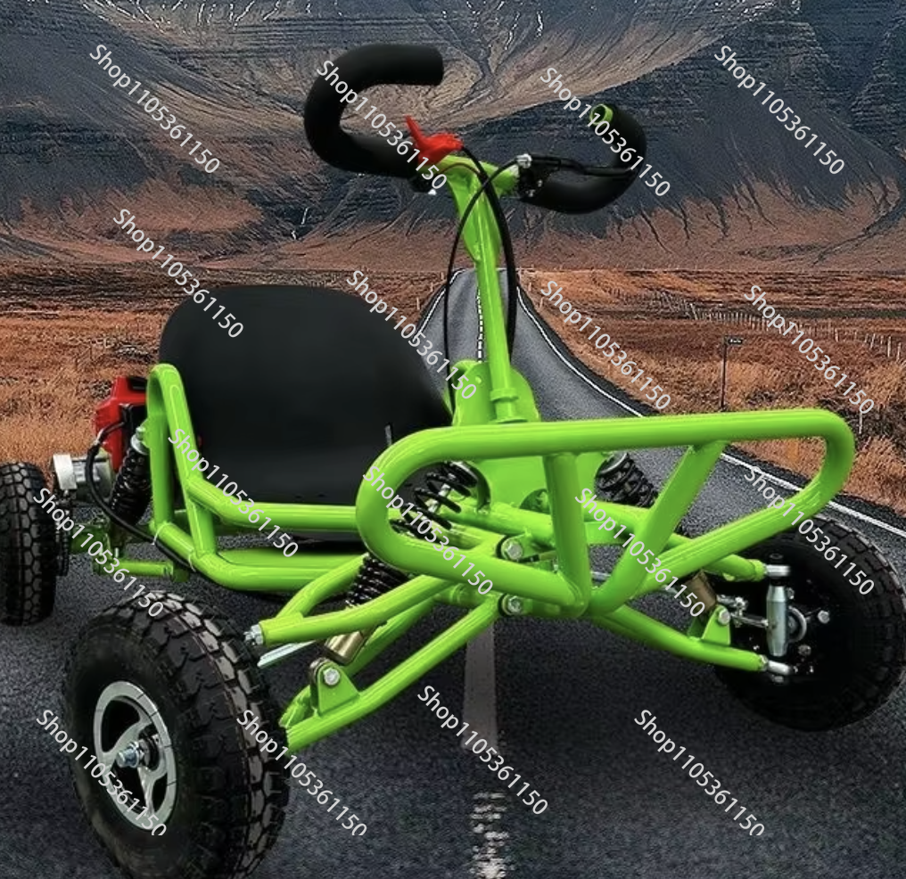 新しい 80CC ガスペダルゴーカート全地形 UTV ビーチドリフトバイク 2 ストロークエンジン付き 35km/h 速度アウトドアアドベンチャー用
