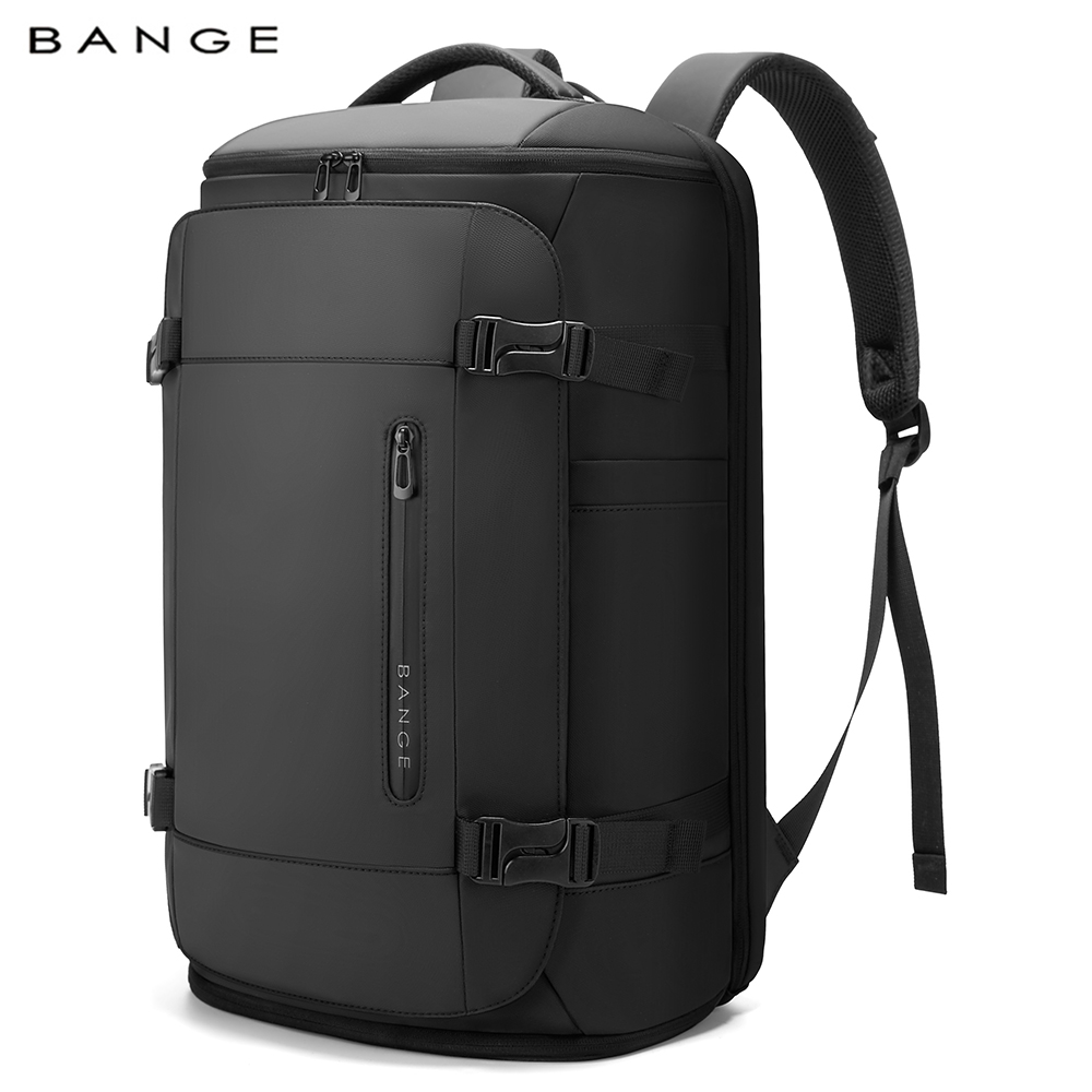 BANGE マルチ新しいメンズバックパックスポーツトラベルビジネス大容量乾湿分離アウトドアハイキング靴コンパートメント付き