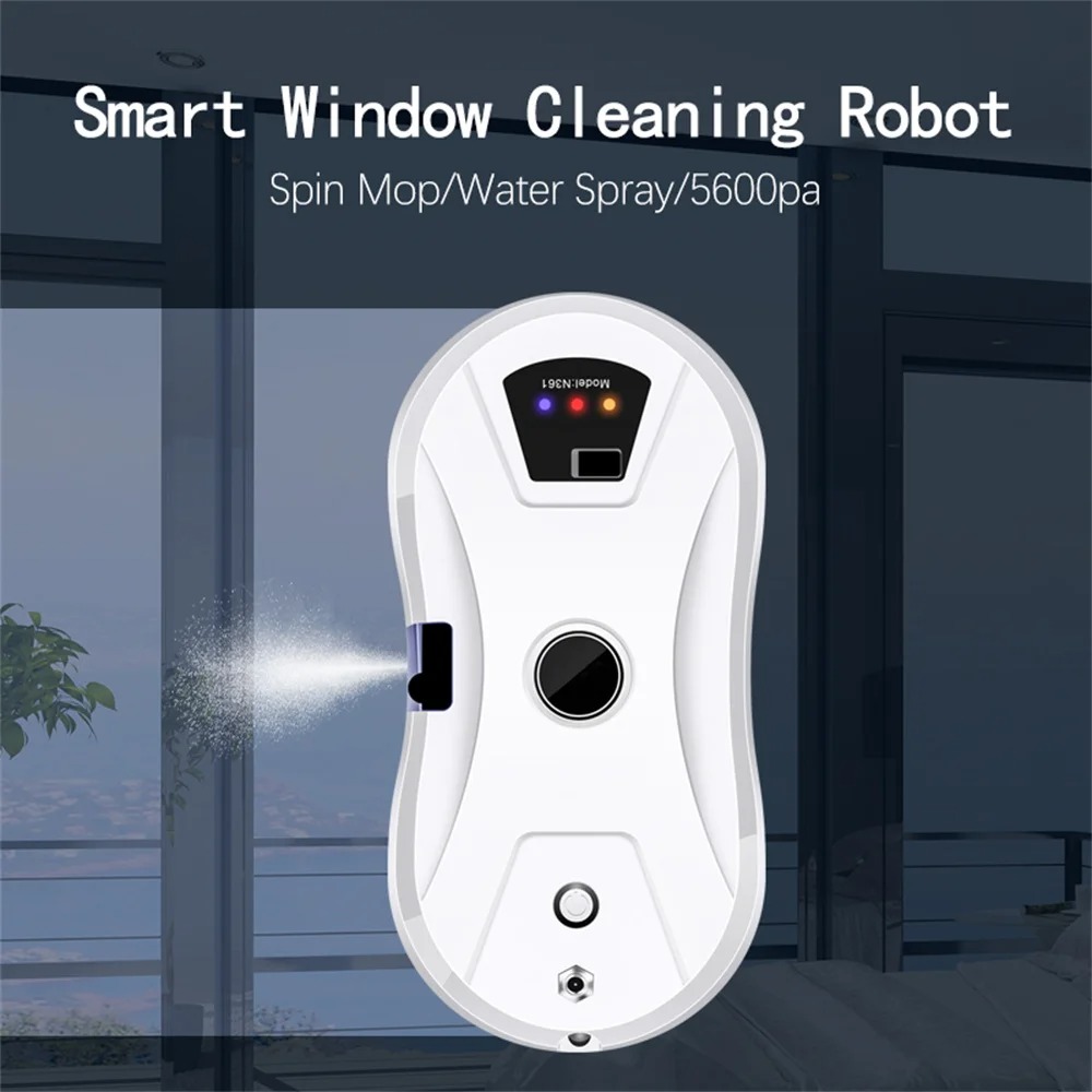 窓掃除ロボット、水スプレー、極薄窓ロボット掃除機、ガラスワイパー、ドライ