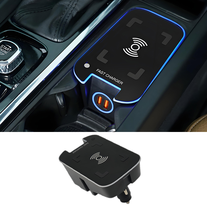 ボルボ XC90 XC60 V60 S90 S60 V90 車ワイヤレス充電 15 ワット高速 Wirele 充電器アクセサリートリム自動車エレクトロニクス