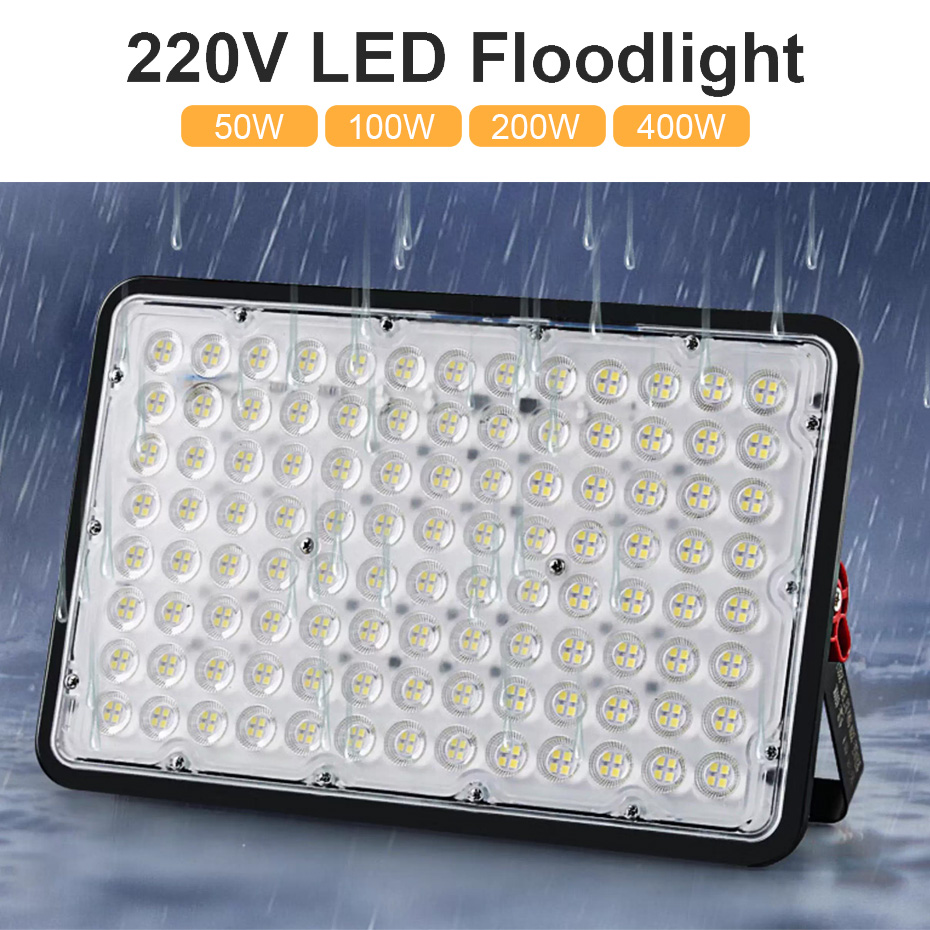 400 ワット 200 ワット 100 ワット 50 ワット屋外 LED スポットライト 220V Led 投光器 IP66 防水街路灯 Led フラッドライト景観照明