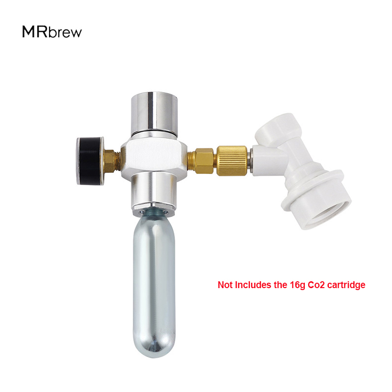 0-60PSI ビール樽 Co2 充電器、ポータブル Co2 レギュレーター、自家醸造ビール、コーヒー、ソーダ、昆布茶用ゲージ付きミニ Co2 ディスペンサー