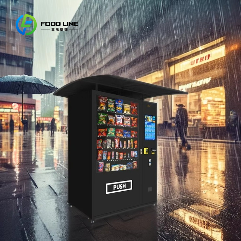 Smart Snack Vending Machine Custom Combo Machines Water Bottle Drinks Dispenser For Foods And Drinks Large Capacity Office Use