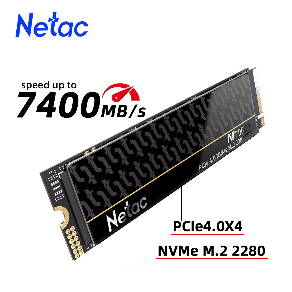 Netac 1 テラバイト 2 テラバイト 4 テラバイト M2 SSD NVMe 512 ギガバイト PCIe4.0 M.2 2280 NV5000t NV7000t 内部ソリッドステートハードディスク PS5 ラップトップデスクトップ