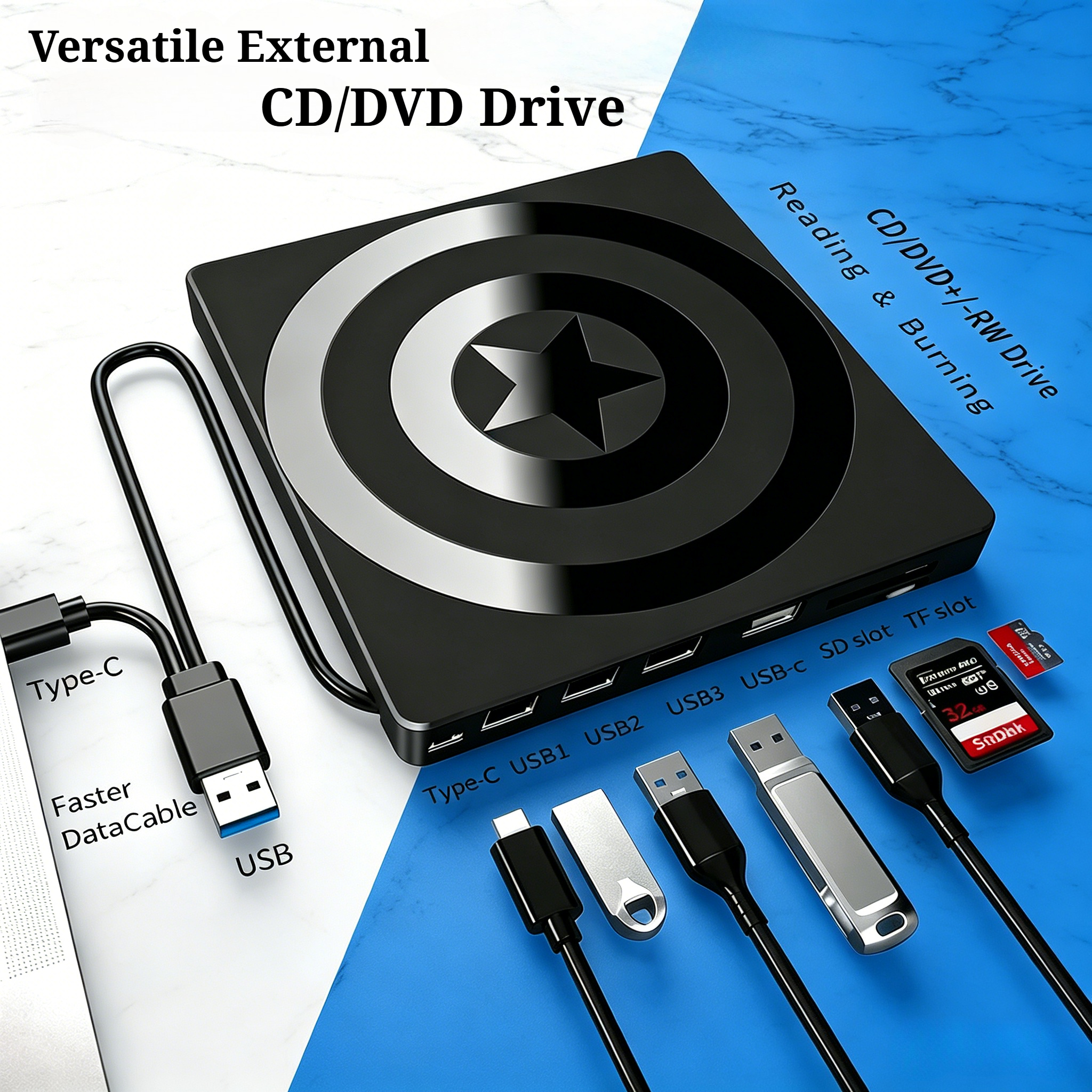 7 In 1 USB3.0