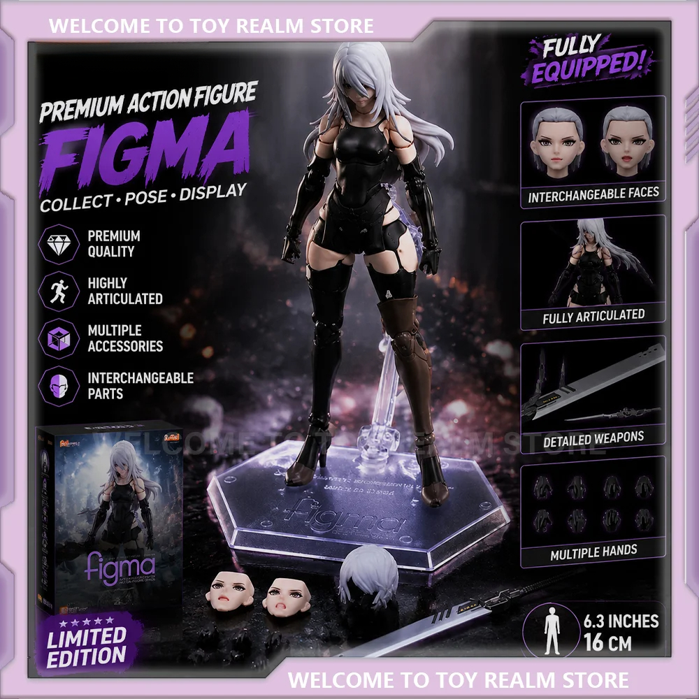新在庫 MaxFactory フィグマ A2 アクションフィギュアニーアオートマトン 1/12 スケール PVC アニメグッズ模型玩具ギフトファンの誕生日
