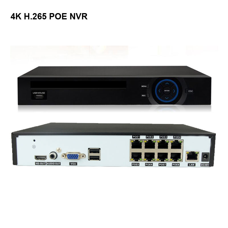 XMeye Onvif サポート h.264/265 4ch 8ch 4K 8MP 5MP 4MP 3MP 2MP 1080P ONVIF POE NVR ネットワークビデオレコーダー IP カメラ用