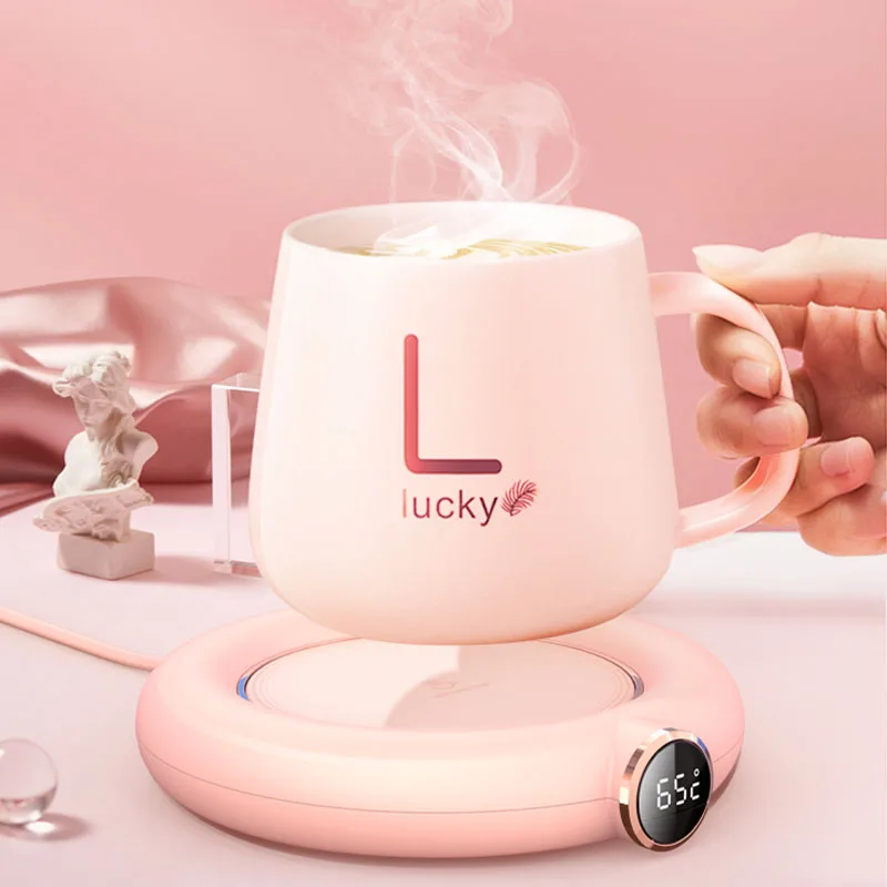USB コーヒーマグウォーマー ティーミルクウォータードリンク用 3 温度電気飲料カップウォーマー ホームオフィスデスク用 ギフトアイデア