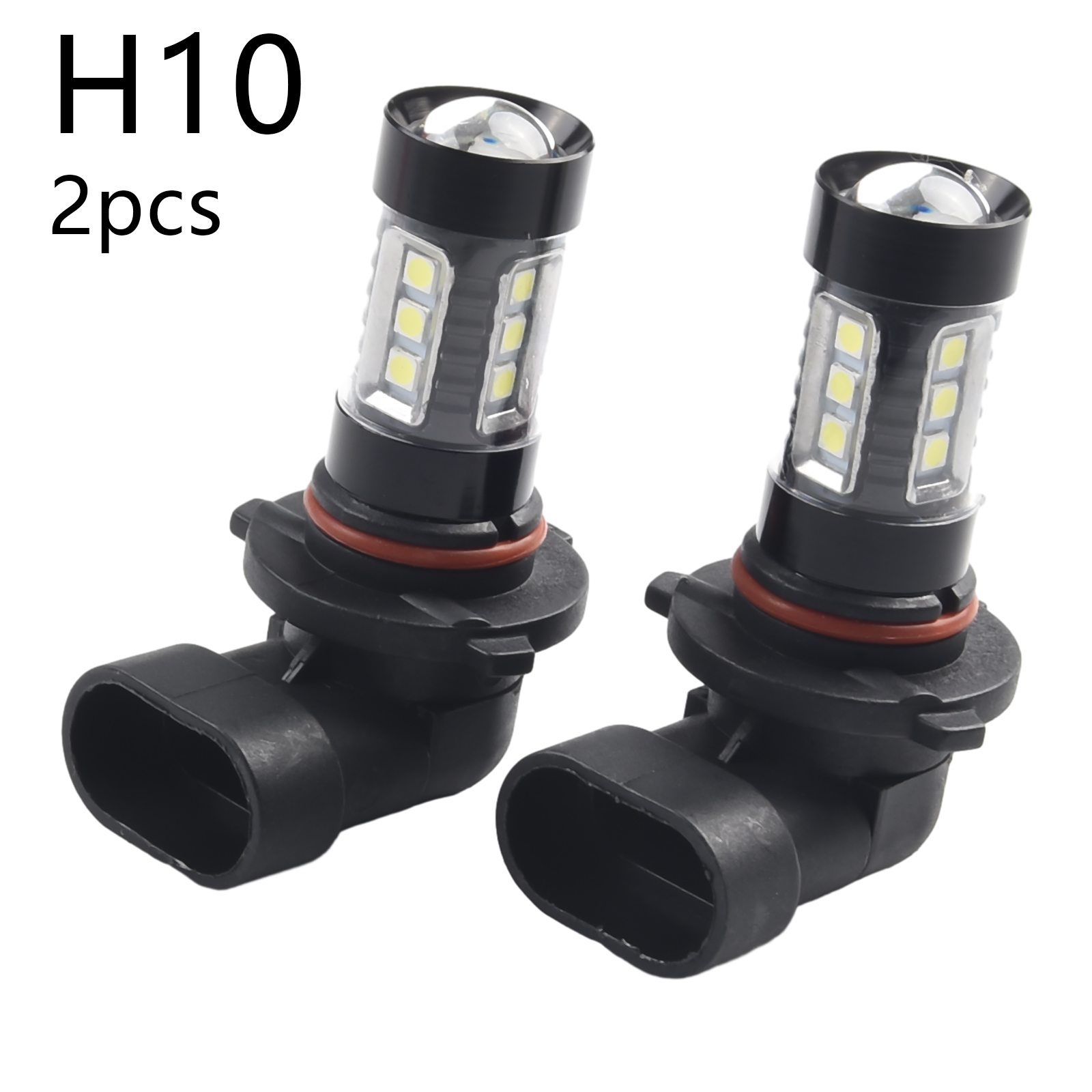 2 個 LED フォグライトキット H10 9145 9140 電球超高輝度 6000 18K ホワイトフォグランプフォグライト電球カーアクセサリー