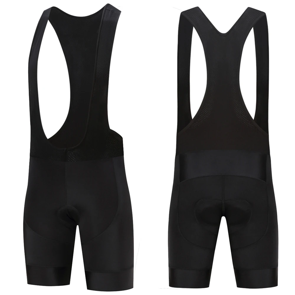 黒サイクリングビブショーツメンズ 19D ゲルマンパンツ服 MTB プロバイクスポーツライクラマウンテン夏タイトパンツショーツ
