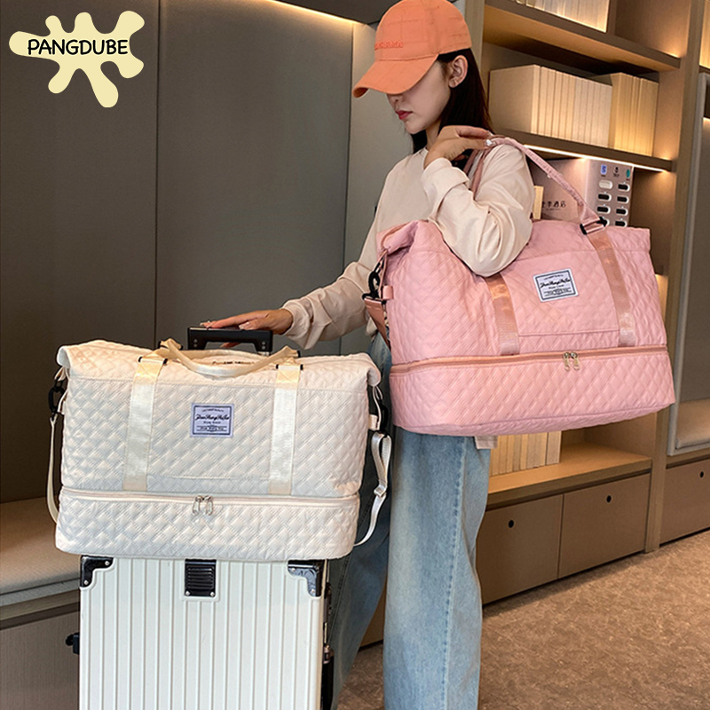 PANGDUBE 52*25*32 センチメートルおむつバッグ赤ちゃんのおむつマタニティバッグママバッグジム Waterpoof スポーツバッグ旅行ママメッセンジャー Ba