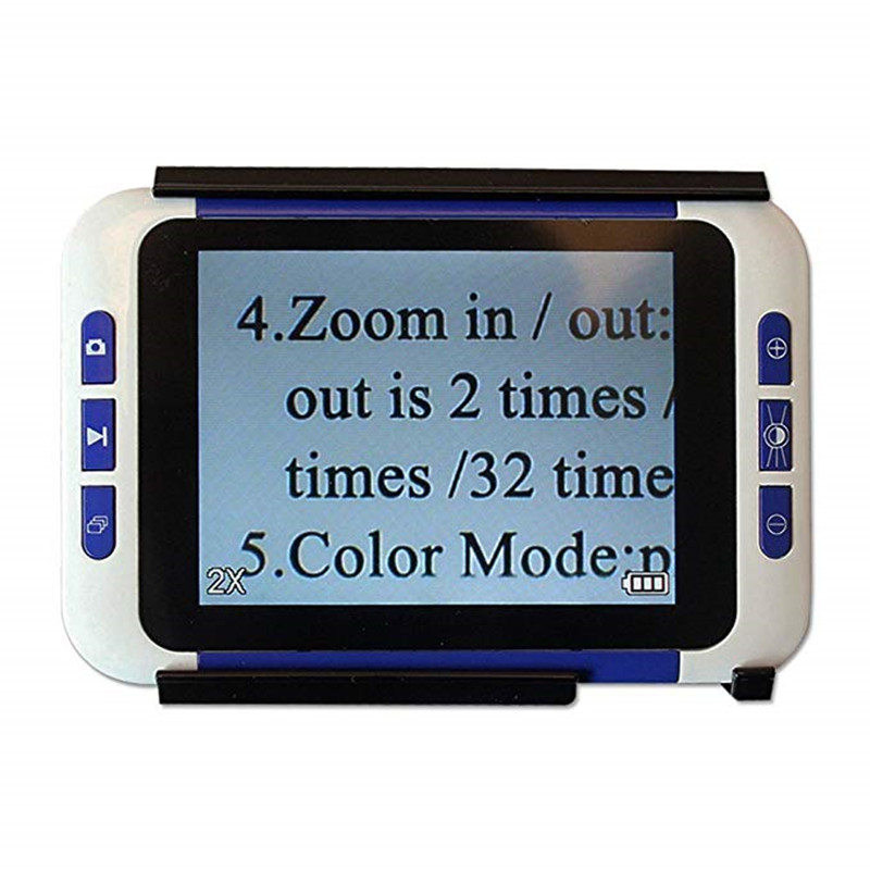 BOBLOV 2-32X 3.5 "カラー液晶ルーパ電子読書デジタル拡大鏡ロービジョン読書補助ルーペ電子 Vergrootglas