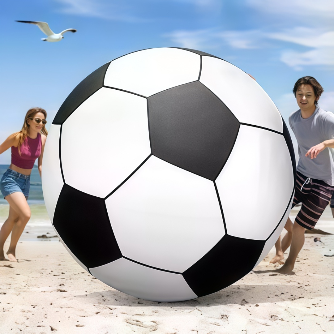 屋外ゲームインフレータブルおもちゃ草サッカーボール学校楽しいスポーツボールビーチボール肥厚 PVC インフレータブルジャイアントサッカー