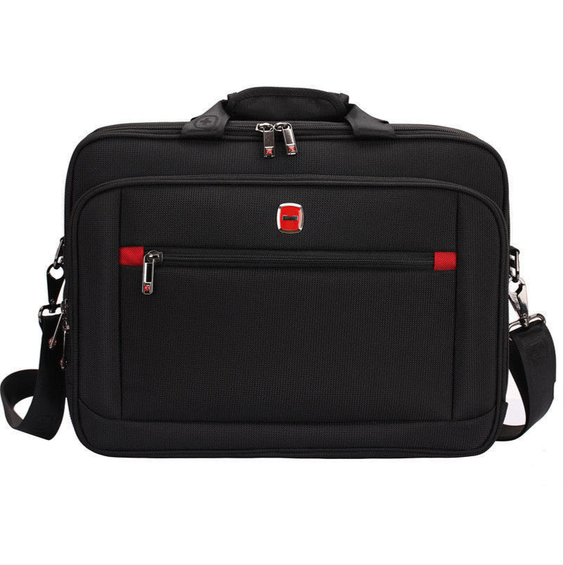 Men's Nylon Material Business Casual Multi-Functional Protection Computer Crossbody Handbag