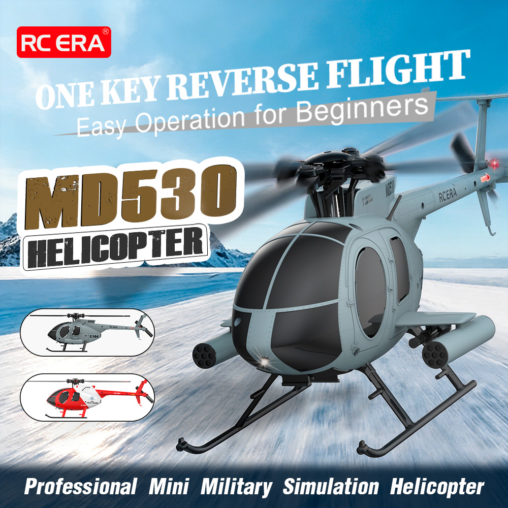 RC ERA C184 RC Helicopter 4CH 1/48  6-axis Gyro 3-Speed One Key Reverse Aircraft