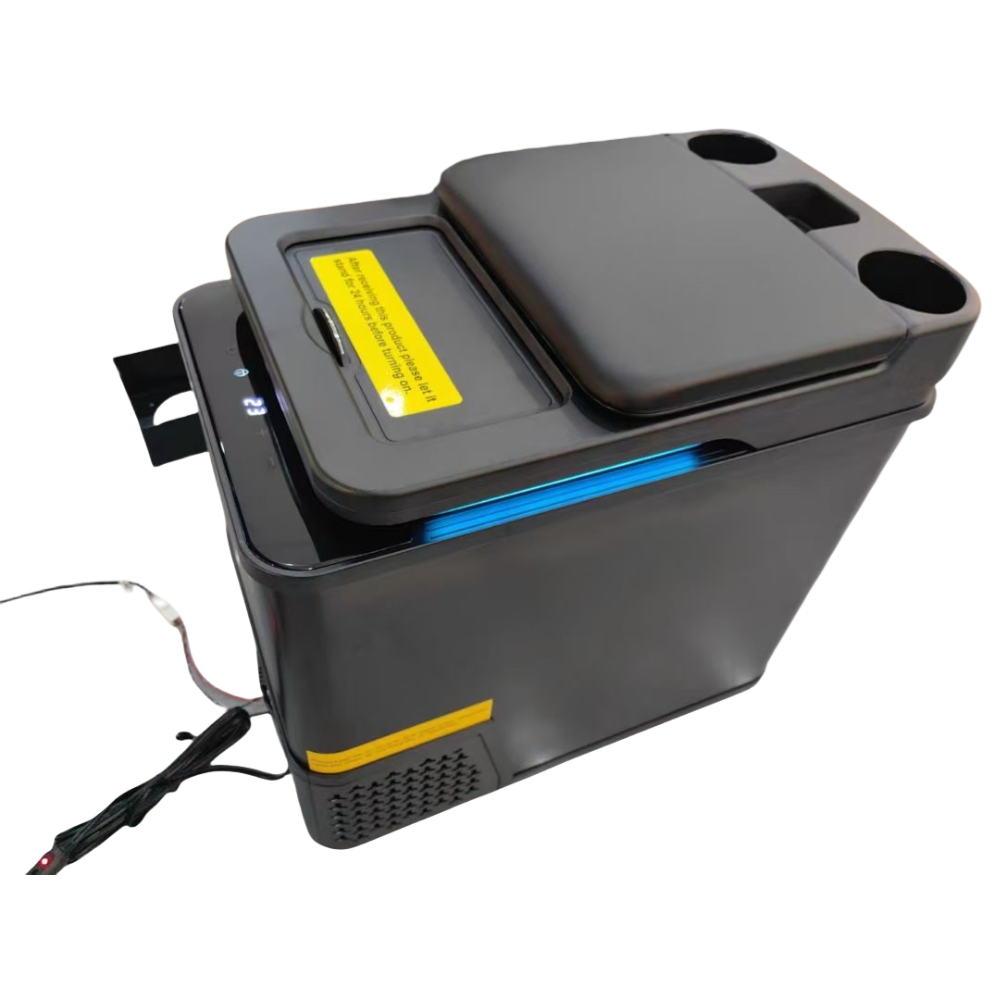 40L 大容量車用冷蔵庫 スプリンター用 - 旅行、キャンプ、ビジネス用ポータブル冷蔵庫、12V/24V DC 電源
