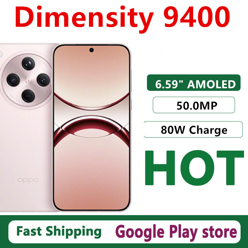 オリジナル Oppo Find X8 携帯電話 OTA 6.59 "AMOLED 120HZ 50.0MP カメラ 80 ワット充電 5630mAh バッテリー寸法 9400 アンドロイド 15.0