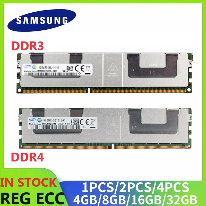 Samsung Server RAM Memoria REG ECC RAM DDR3 Support X79 LGA 2011 motherboard DDR4 Support X99 Motherboard 8GB 16GB 32GB Memory
