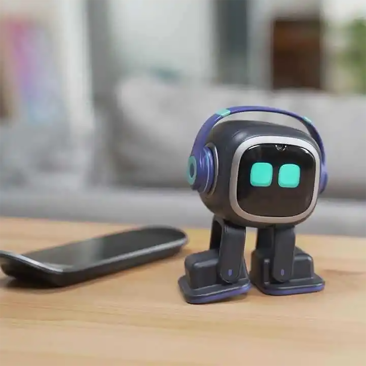 AI EMO スマートコンパニオンロボットおもちゃ、音声認識付き、感情的なコミュニケーションのための電子ペット、子供と大人向け