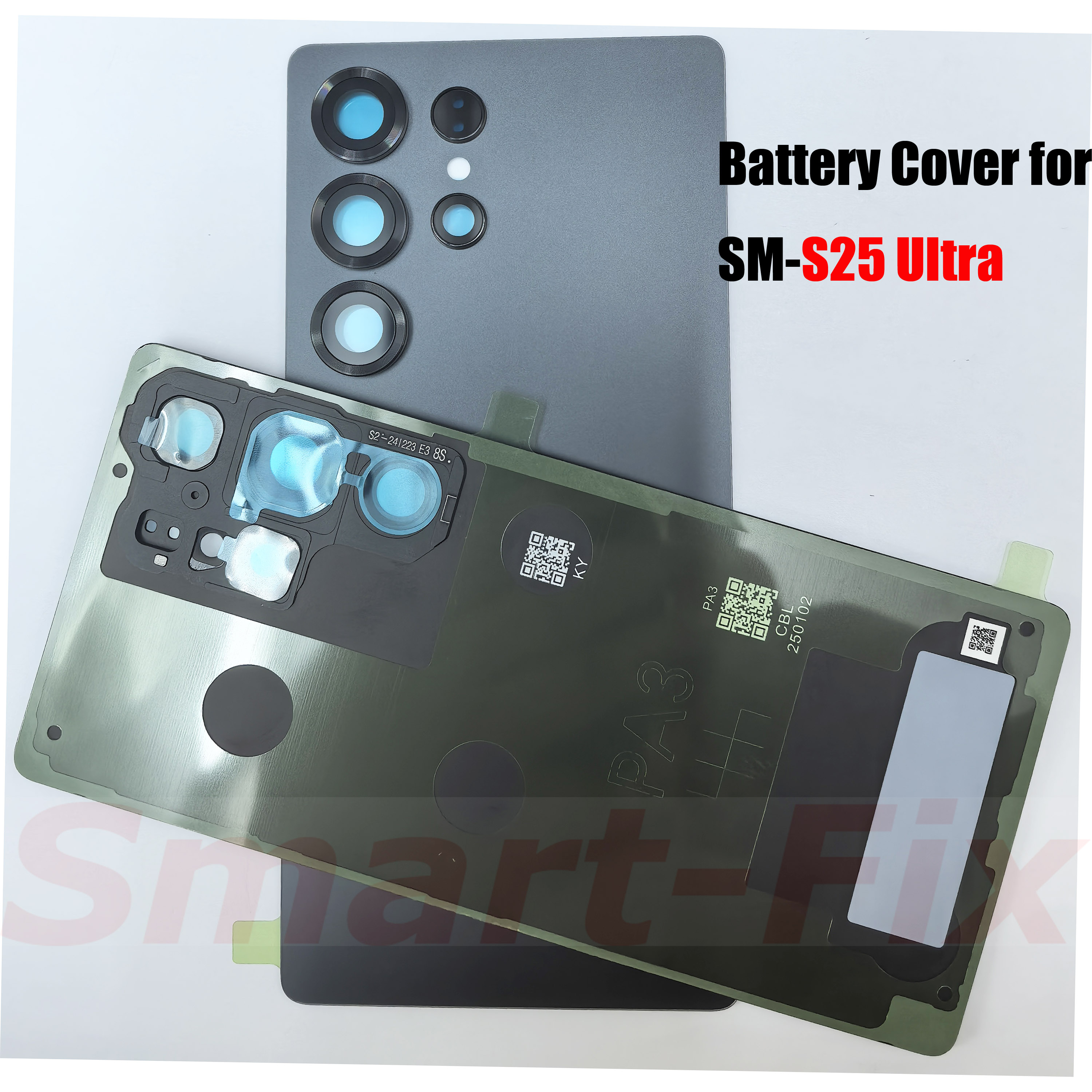 OEM 交換用ガラスバックカバーバッテリーカバーケース SAM-S25 ウルトラ S25ultra S25U 5 グラムリアカバーバッテリードアバックハウジング