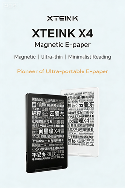 XTEINK X4 電子ブック リーダー、電子インク スクリーン、磁気、軽量、4.3 インチ、220ppi、ポータブル電子ブック リーダー、超薄型、650mAh、16GB