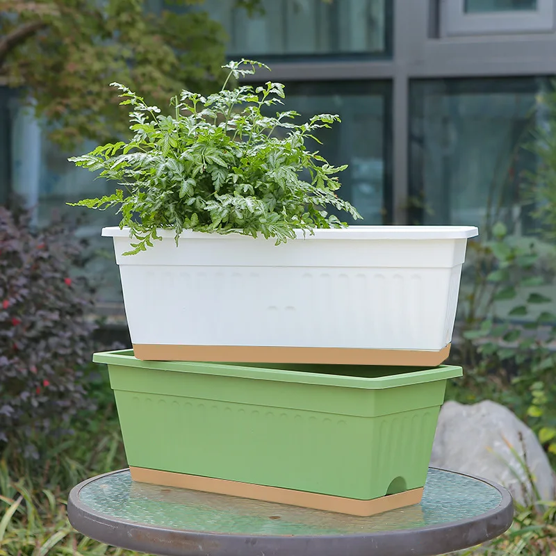 野菜植栽ポットバルコニー家族野菜イチゴ特別植栽ボックス長方形ポットプラスチック野菜植栽ポット