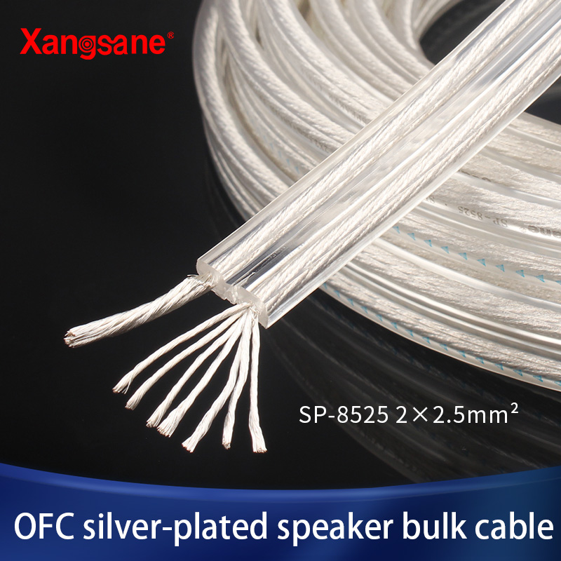 Xangsane 1.5mm ²/2.5mm ²/4mm ² 6n OFC 銀メッキ HiFi スピーカーケーブル高性能アンプサウンド接続ケーブル