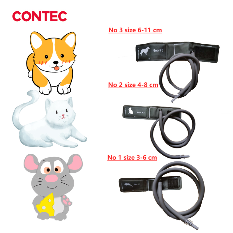 動物用カフ 動物用血圧計 血圧計 CONTEC08A-Vet ユニバーサルオールタイプ