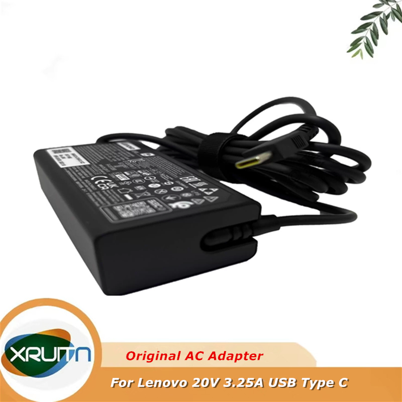 オリジナル 65 ワット ADLX65YLC3E ACDC アダプタ充電器レノボ ThinkPad 20 V 3.25A TYPE-C ADLX65YDC3D ADLX65YCC3D ノートパソコンの電源