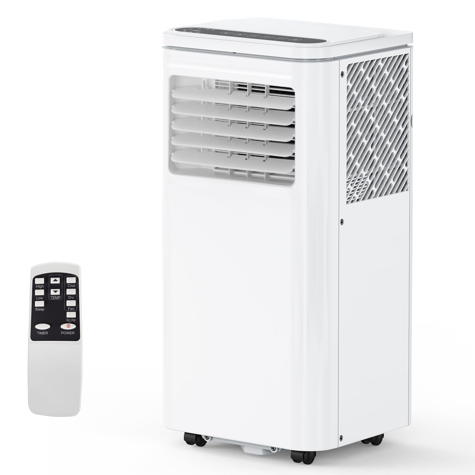 8000 BTU 3-in-1 ポータブル AC ユニット – 冷却/除湿機/ファン、24 時間タイマーで最大 350 平方フィートを冷却