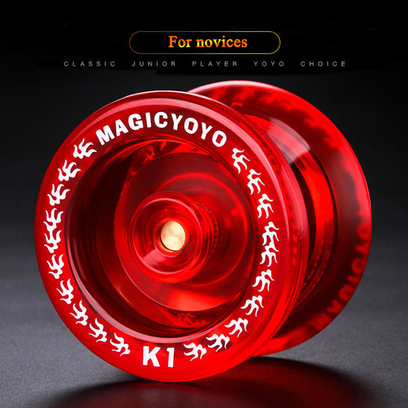 本物のマジックヨーヨー K1 D1 ボーイズプラスチックヨーヨー子供の古典的なおもちゃ初心者エントリーレベルゲーム特別なヨーヨー