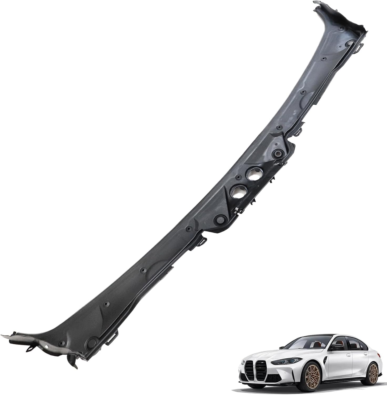 フロントガラスワイパーカウルカバーパネル BMW 328i 335i M3 2012-2018 交換用 51717258177 フロントレイントレイガードトリム