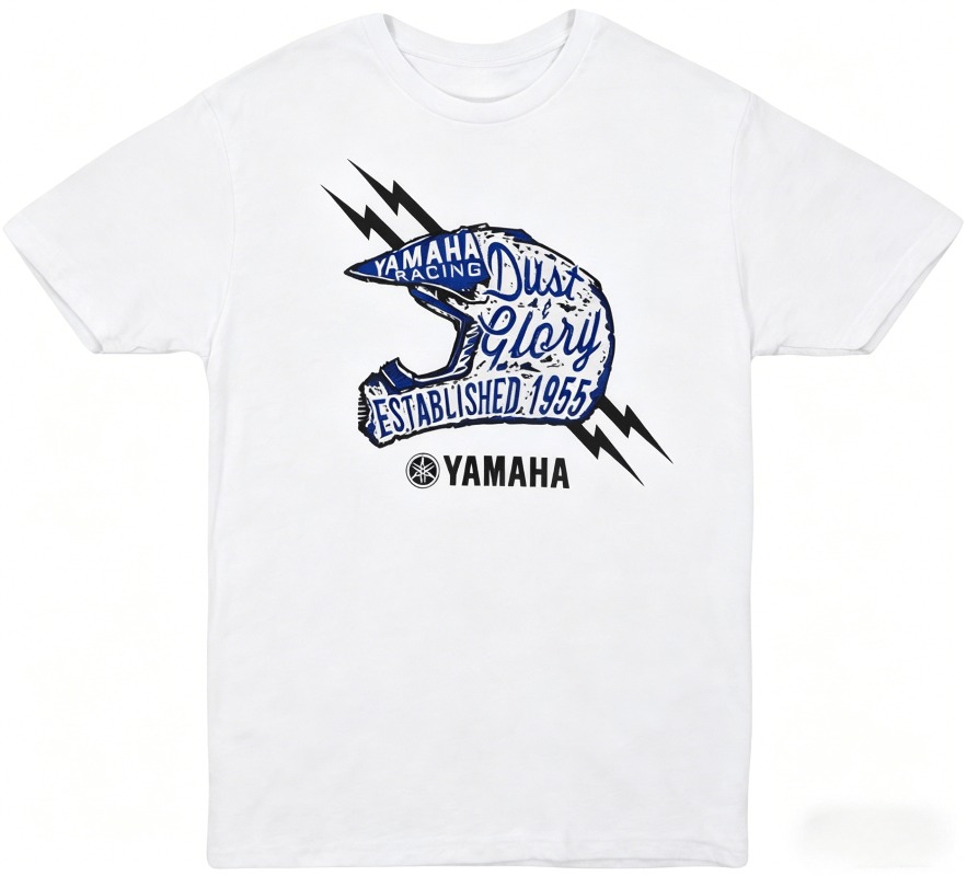 2026 夏の熱い販売ヤマハパーソナライズされたヘルメット綿半袖 Tシャツ男性女性ファッショナブルなカジュアルトレンドスポーツウェア