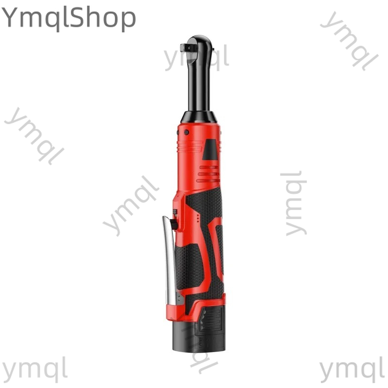 100N.m 18Vリチウム電池充電式電動レンチ ポータブル 3/8 ラチェットレンチ 90度電動工具レンチ 修理工具