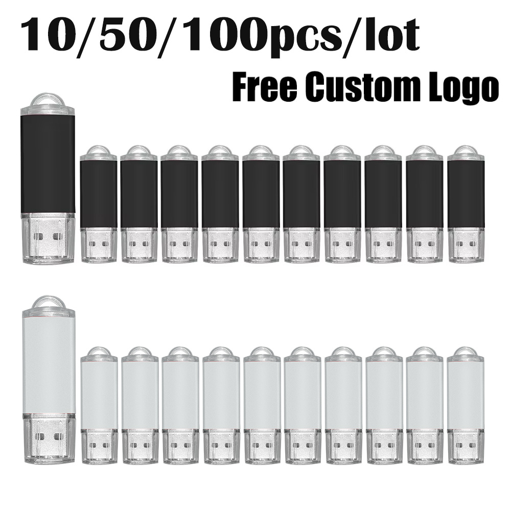 10/50/100 個カスタムロゴギフト卸売価格 4 ギガバイト 8 ギガバイトメタル USB 2.0 フラッシュドライブ Usb ペンドライブ 64 ギガバイトのメモリスティック彫刻 U ディスク