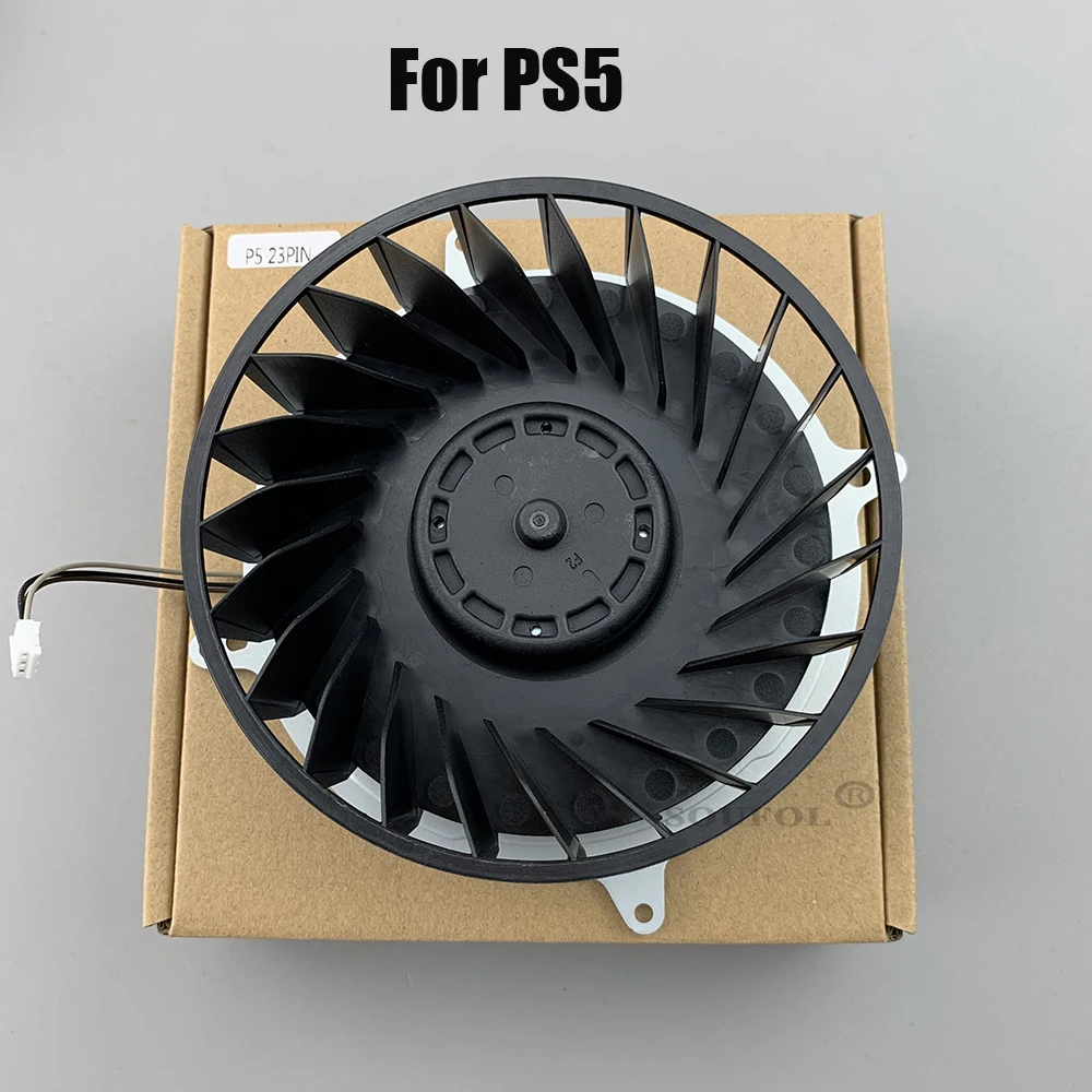 オリジナル内部冷却クーラーファン PS5 コンソール 17 ブレードクーラーファン G12L12MS1AH-56J14 PS5 23 ブレード 12047GA-12M-WB-01