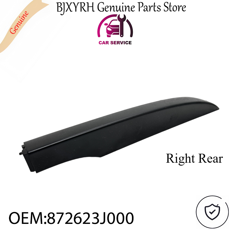 872623J000 本物の黒の荷物ラックカバー右リアヒュンダイベラクルス ix55 2007-2012 OEM 87262-3J000