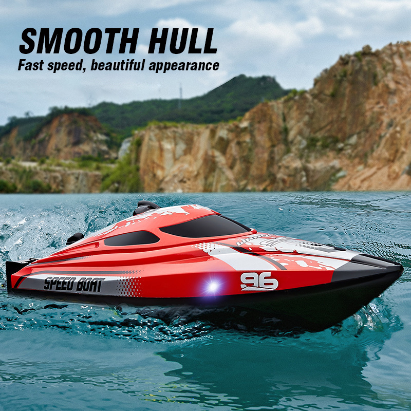 HJ820 RC ボート 25 キロ/h 高速リモートコントロールレーシング船防水スピードボート湖プール屋外子供モデルおもちゃ