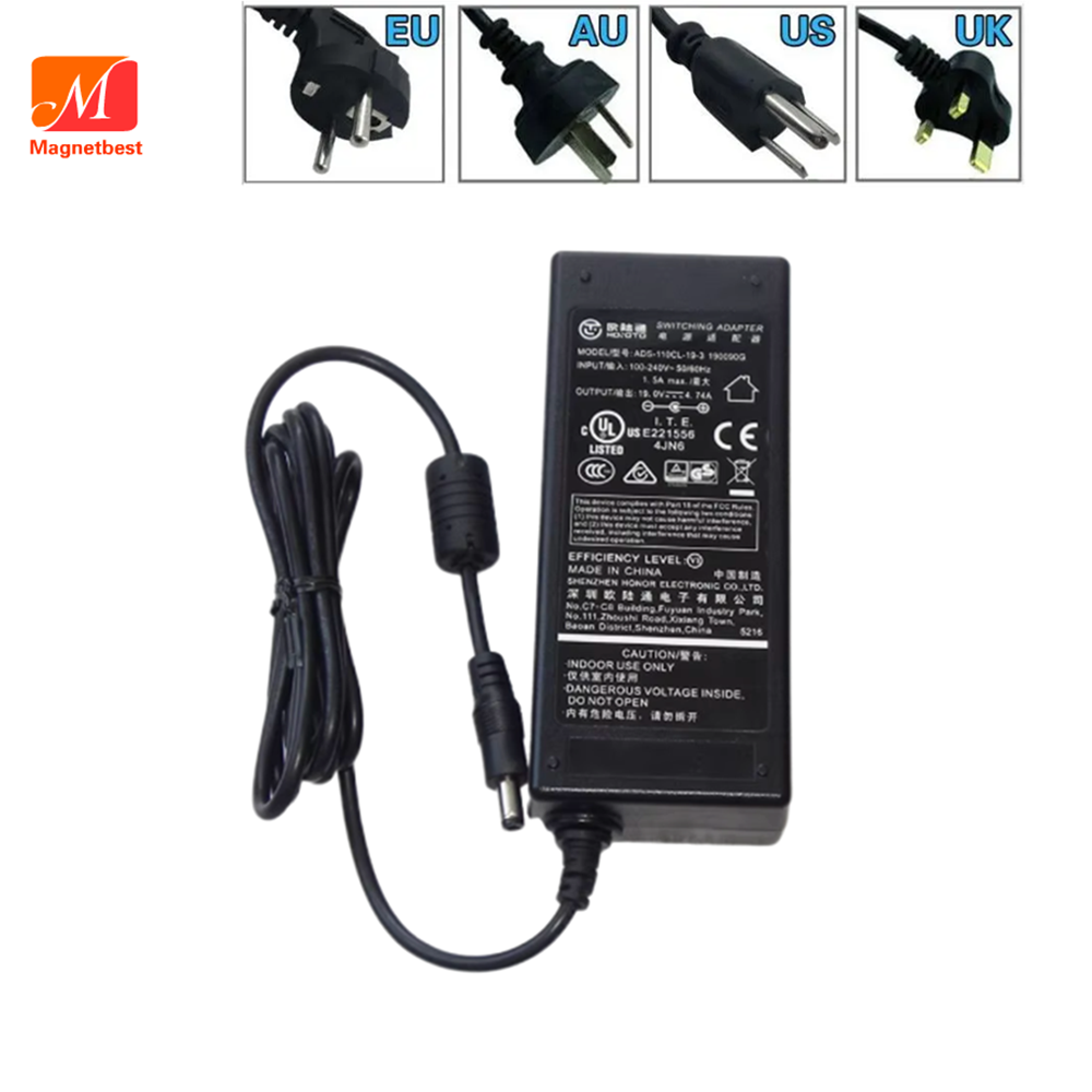オリジナル Hoioto 19V 4.74A アダプター充電器コンチネンタル ADS-110CL-19-3 90 ワット 190090G 電源ケーブル 5.5*2.5 ミリメートル
