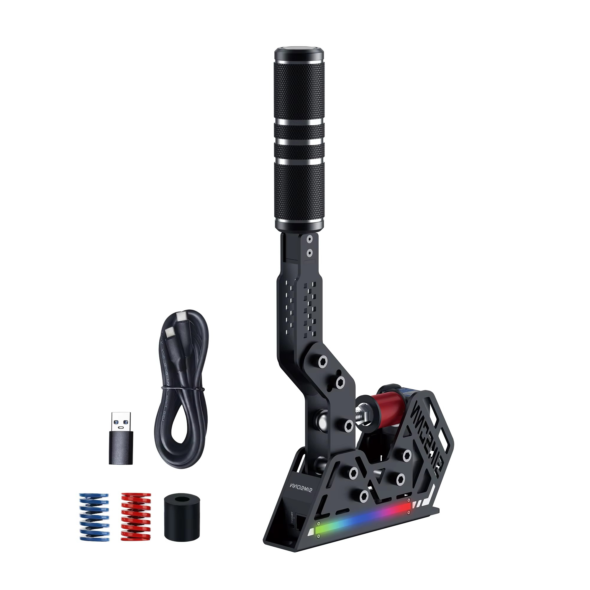 HB プロレーシングハンドブレーキ RGB レーシングシミュレーター 13 / 20 センチメートルハンドル RGB ハンドブレーキ油圧 16 ビット高精度圧力センサー