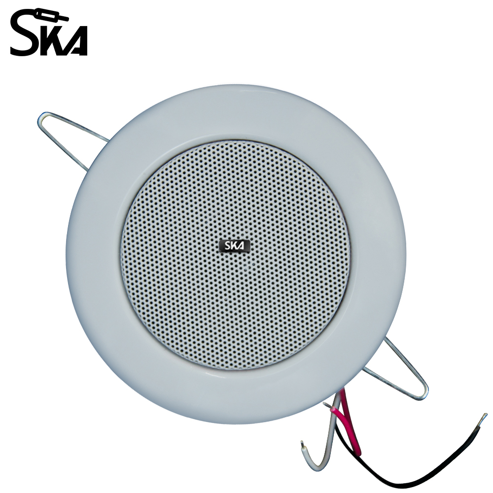 3 インチ ミニ天井スピーカー 70V/100V 拡声システム 拡声器 PA 商用 6 / 5 W 壁用ホテルカフェショップスピーカー