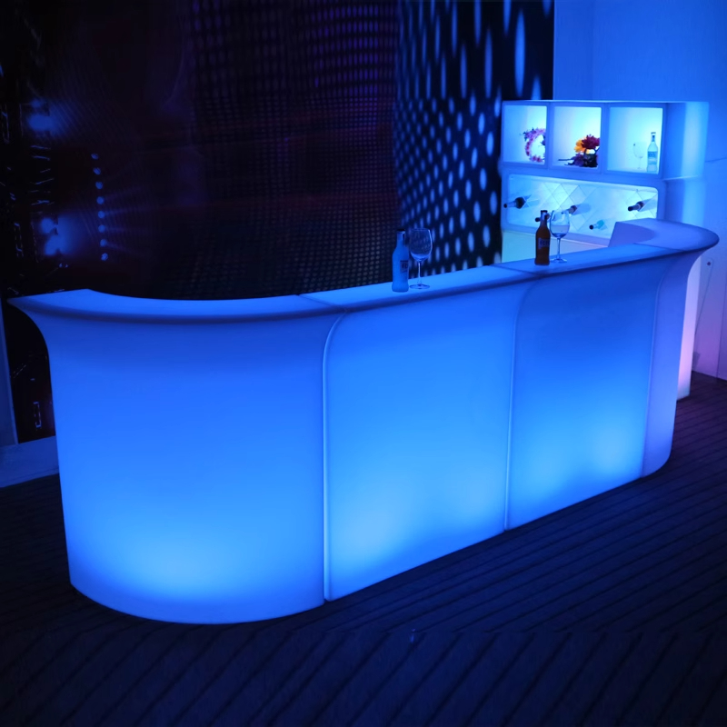 Outdoor Waterproof LED Light Bar Bistro Table Set Bartending Table End Table Bartending Bar Company Sold At The Front Desk New