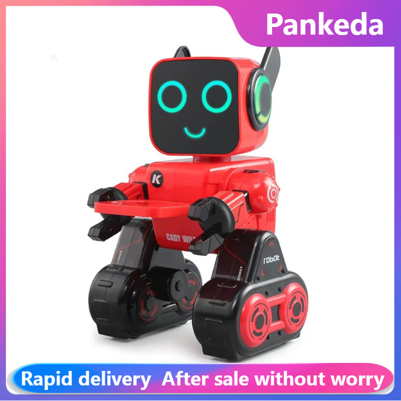 R4 スマートロボット インテリジェント音声会話 プログラマブル 歌う 話す インタラクティブ ロボット RC ロボット 子供用 知育玩具