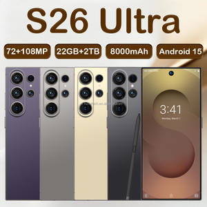 S26 Ultra 5G LTE スマートフォン マルチカラー 22GB+2TB 72MP+108MP 8000mAh スタイラス内蔵 ロック解除済み