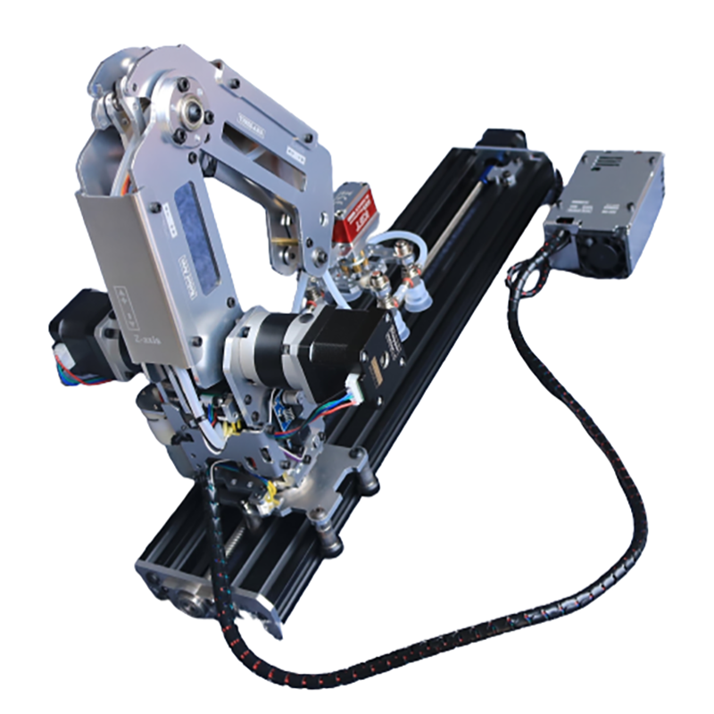 多軸ロボットアーム工業用ステッピング金属マニピュレータ Arduino 2560 ロボット DIY キット吸盤/ステッピングモーター爪付き