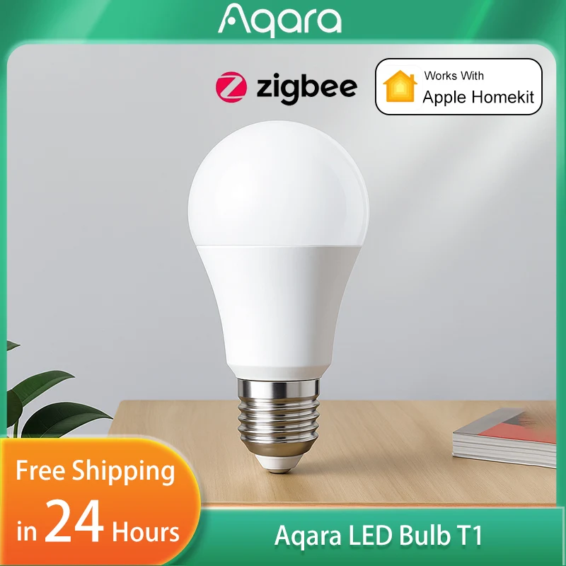 Aqara LED 電球 T1 Zigbee スマート適応 Bluetooth 電球 E27 2700K-6500K 220-240V Xiaomi スマートホーム Mi ホームキットアプリ