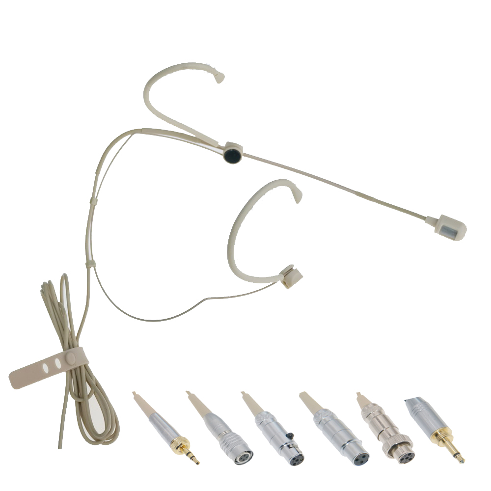 Beta54 軽量カーディオイド ヘッドセット マイク Shure ゼンハイザー MiPro AKG オーディオテクニカ ワイヤレス ベルト 4Pin 3Pin 3.5mm プラグ用