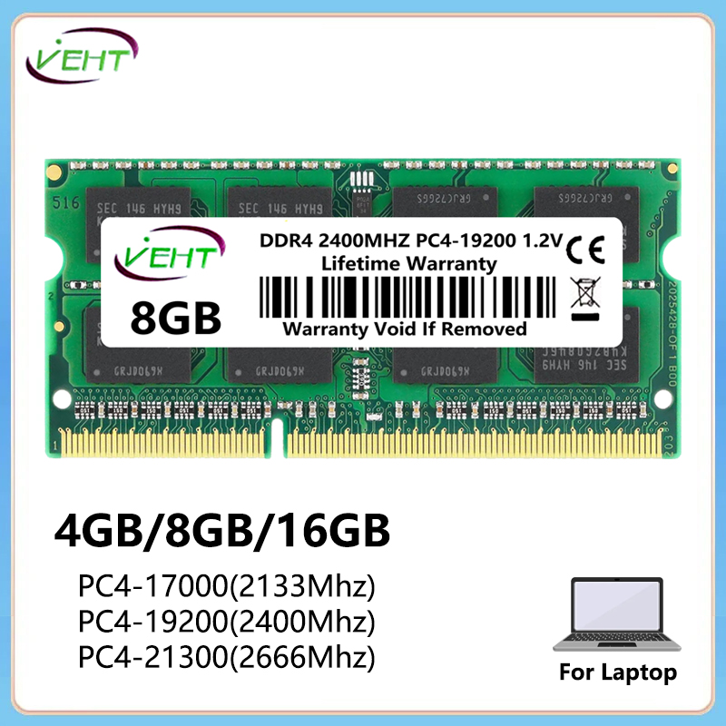 DDR4 4GB 8GB 16GB 32GB ノートパソコン用メモリ RAM 2133 2400 2666 3200MHz PC4 1.2V 260ピン 17000 19200 21300 Sodimm ノートパソコン用メモリ RAM