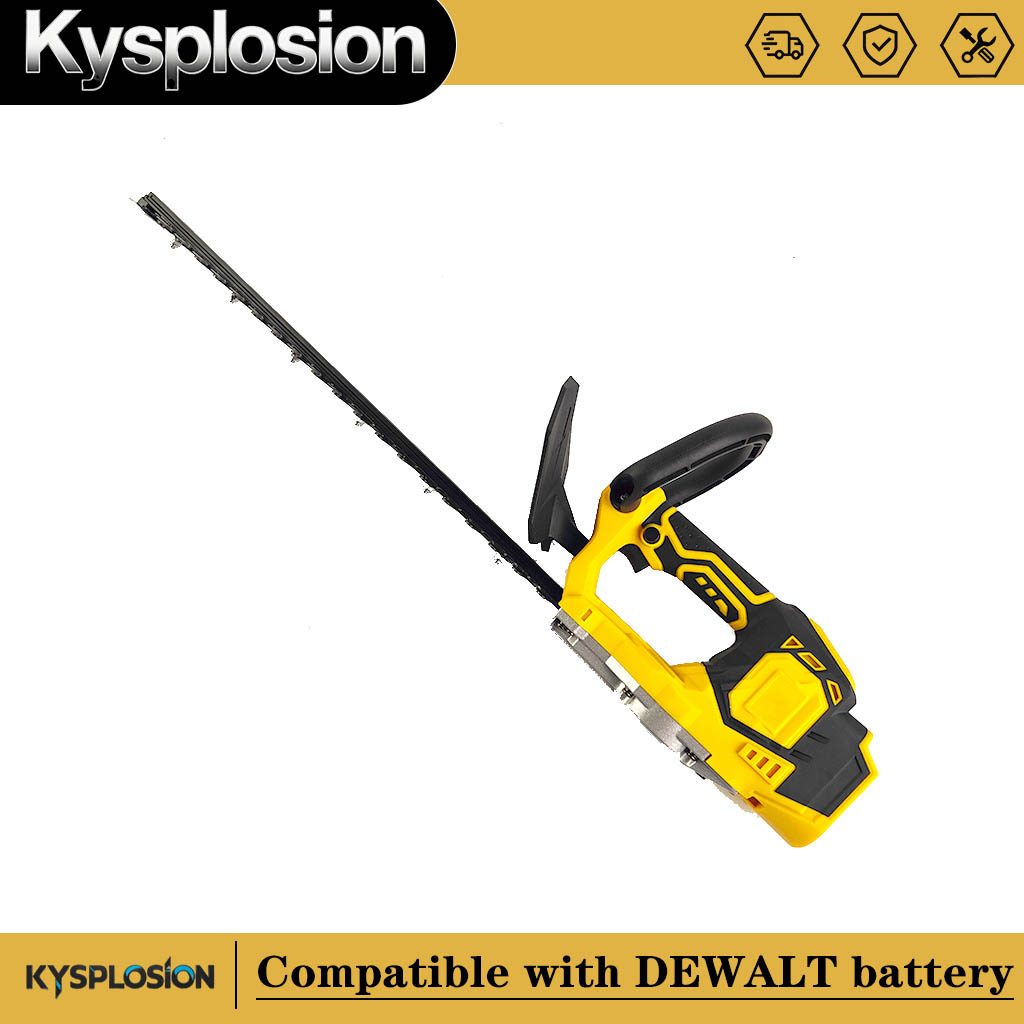 コードレス電動ヘッジトリマー芝刈り機家庭用低木除草剪定芝刈り機ガーデンツール Dewalt 20v バッテリーピン